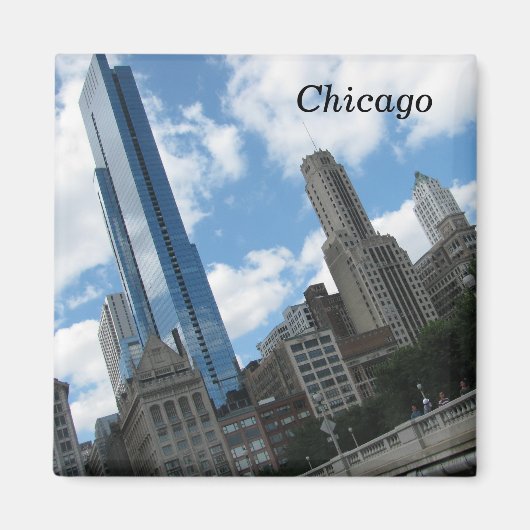 Chicago Skyline Magneet (Voorkant)