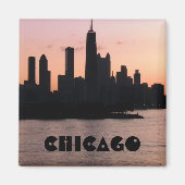 Chicago skyline magneet (Voorkant)
