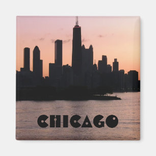 Chicago skyline magneet