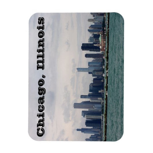 Chicago Skyline Magneet (Verticaal)