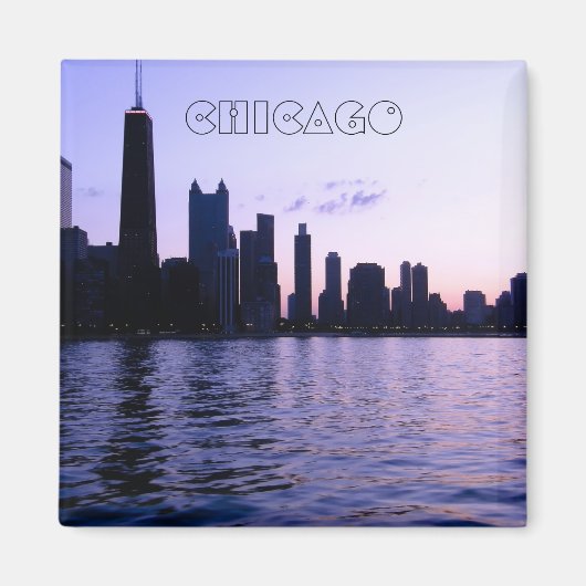 Chicago skyline magneet (Voorkant)