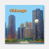 Chicago Skyline Magneet (Voorkant)