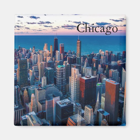 Chicago Skyline Magnet (Voorkant)