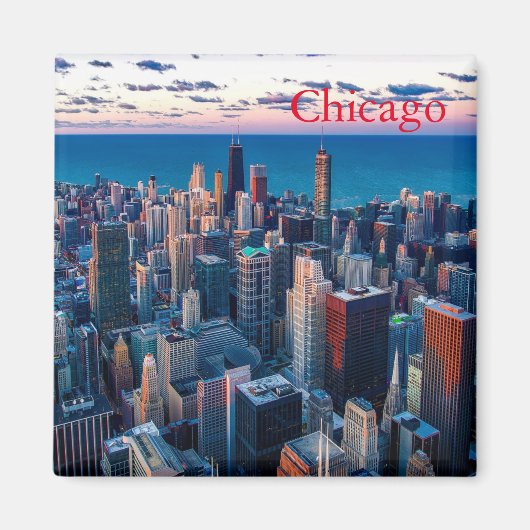Chicago Skyline Magnet (Voorkant)