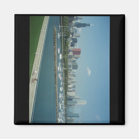 Chicago Skyline Magnet (Voorkant)