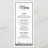 Chicago Skyline Menu (Voorkant)