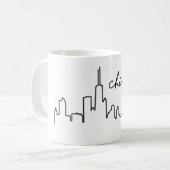 Chicago Skyline Mok (Voorkant links)