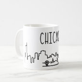 Chicago Skyline Mok (Voorkant links)