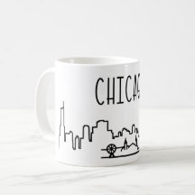Chicago Skyline Mok
