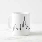 Chicago Skyline Mok (Voorkant links)