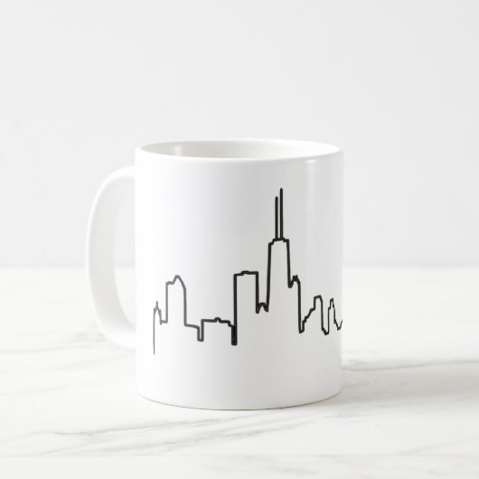 Chicago Skyline Mok (Voorkant links)