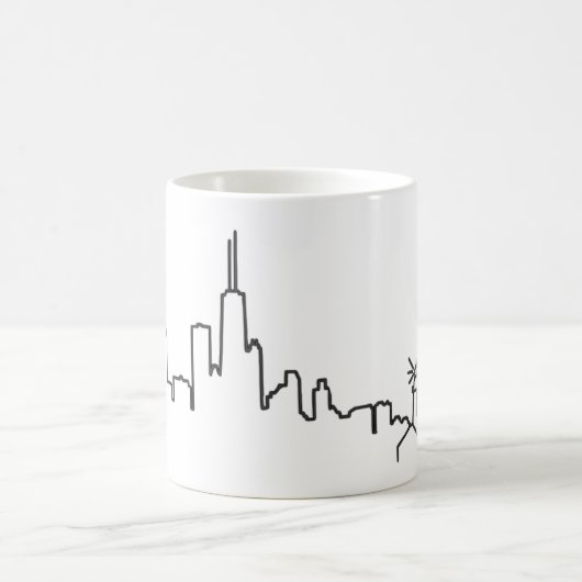 Chicago Skyline Mok (Center)