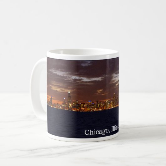 Chicago Skyline mok (Voorkant links)