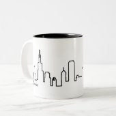 Chicago Skyline Mok (Voorkant links)