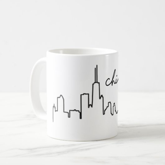 Chicago Skyline Mok (Voorkant links)