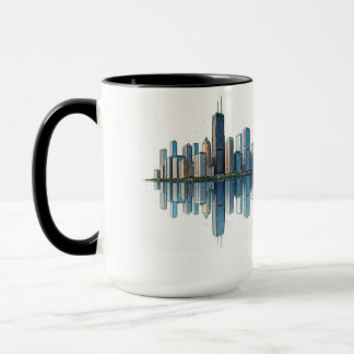 Chicago Skyline Mok