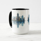 Chicago Skyline Mok (Voorkant links)