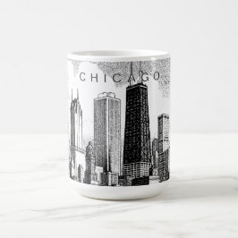 Chicago Skyline Mok