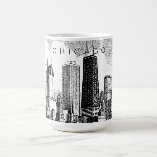 Chicago Skyline Mok (Midden)