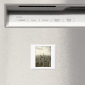 Chicago Skyline Mono Magneet (Insitu (Vaatwasser))