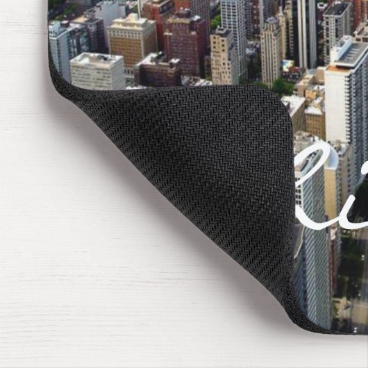 Chicago Skyline Mousepad Muismat (Hoek)