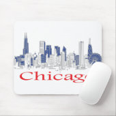 Chicago-Skyline Muismat (Met muis)