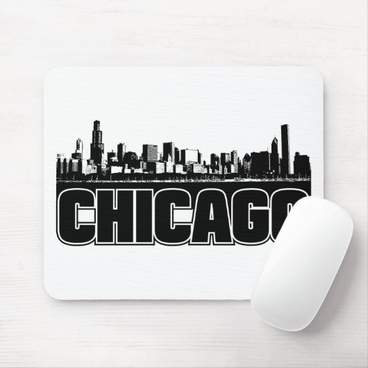 Chicago Skyline Muismat (Met muis)