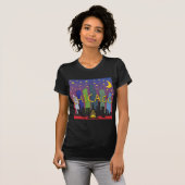 Chicago Skyline nachtlife T-shirt (Voorkant volledig)
