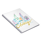 Chicago Skyline Notitieboek (Rechterzijde)