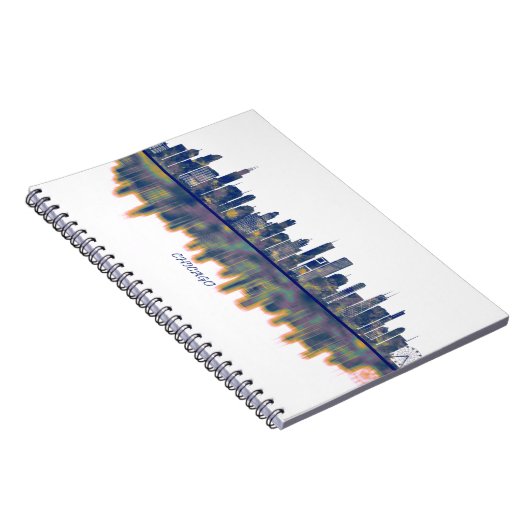 Chicago Skyline Notitieboek (Rechterzijde)