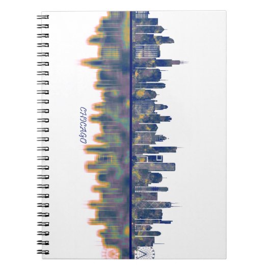 Chicago Skyline Notitieboek (Voorkant)