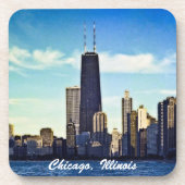 Chicago Skyline Onderzetter (Voorkant)