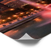 Chicago Skyline op Canvas Poster (Hoek)