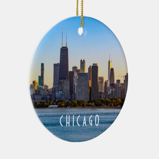 Chicago Skyline Ornament (Rechts)