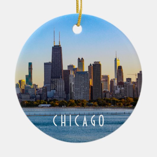 Chicago Skyline Ornament (Voorkant)