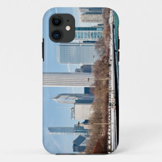 Chicago skyline over het bevroren meer van Michiga Case-Mate iPhone Case