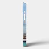 Chicago skyline over het bevroren meer van Michiga Case-Mate iPhone Case (Achterkant / Links)