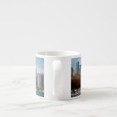 Chicago skyline over het bevroren meer van Michiga Espresso Kop (Achterkant)