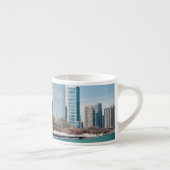 Chicago skyline over het bevroren meer van Michiga Espresso Kop (Rechts)