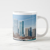 Chicago skyline over het bevroren meer van Michiga Grote Koffiekop (Rechts)
