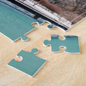 Chicago skyline over het bevroren meer van Michiga Legpuzzel (Zijkant)