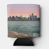 Chicago Skyline Painterly Blikjeskoeler (Achterkant)