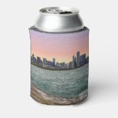 Chicago Skyline Painterly Blikjeskoeler (Blikje Achterkant)