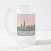 Chicago Skyline Painterly Frosted Mok (Links)