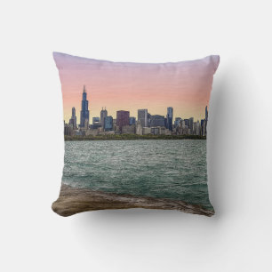 Chicago Skyline Painterly Kussen