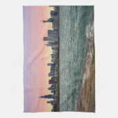 Chicago Skyline Painterly Theedoek (Verticaal)