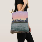 Chicago Skyline Painterly Tote Bag (Dichtbij)