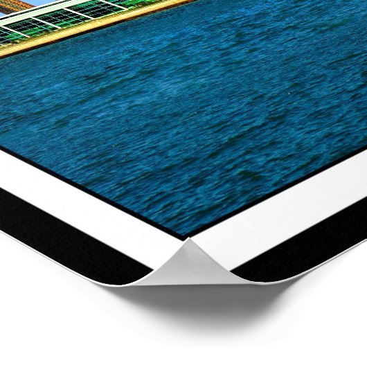 CHICAGO SKYLINE PANORAMA POSTER (Hoek)