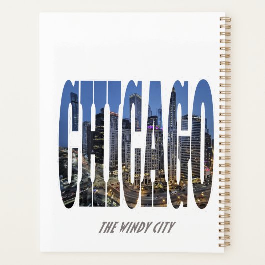 Chicago Skyline Planner (Achterkant)
