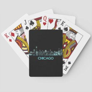 Chicago Skyline Pokerkaarten